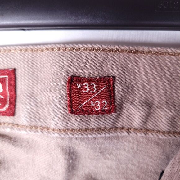 Lucky Brand Jeans Mens 33x32 Brown 121 Slim Cone Denim - Picture 7 of 15